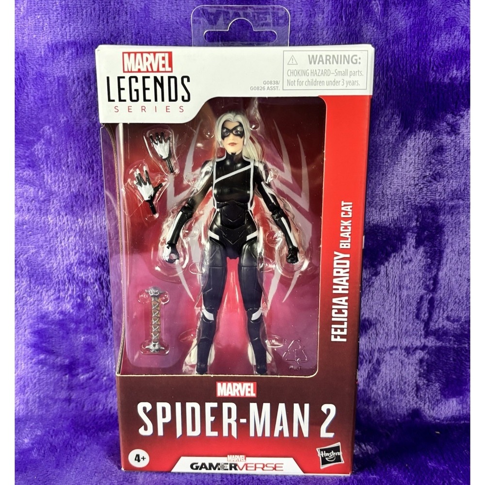 2025 Marvel GamerVerse Spider-Man 2 Legends BLACK CAT 6" Scale Hasbro Figure